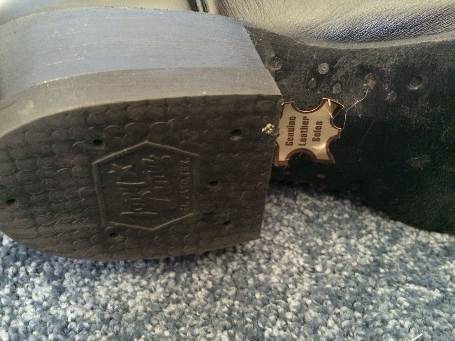 Tony Lama Black Cowboy Boots Size 13 [Photo 8]