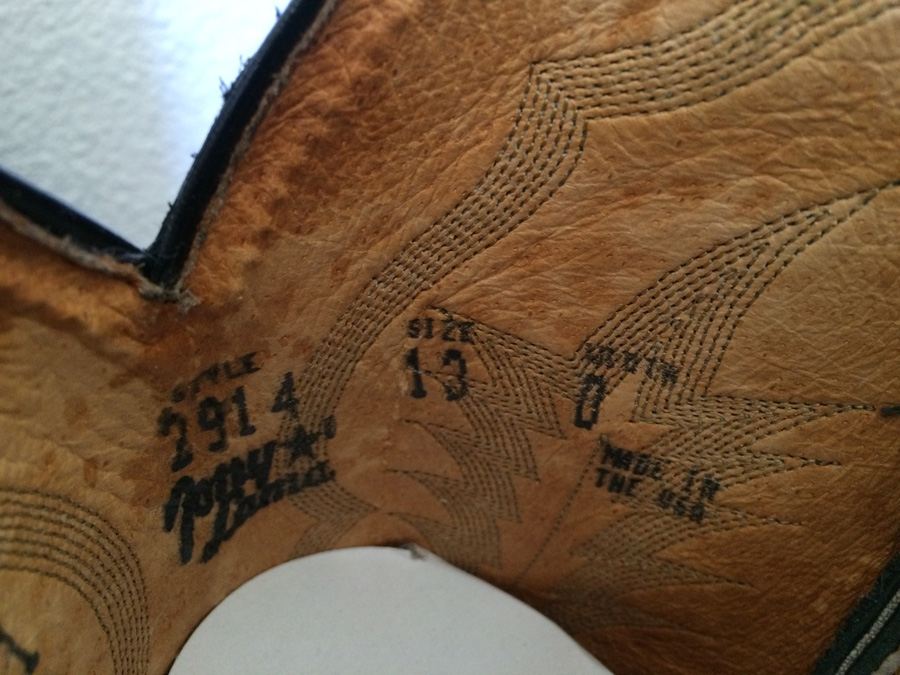 Tony Lama Black Cowboy Boots Size 13 [Photo 3]