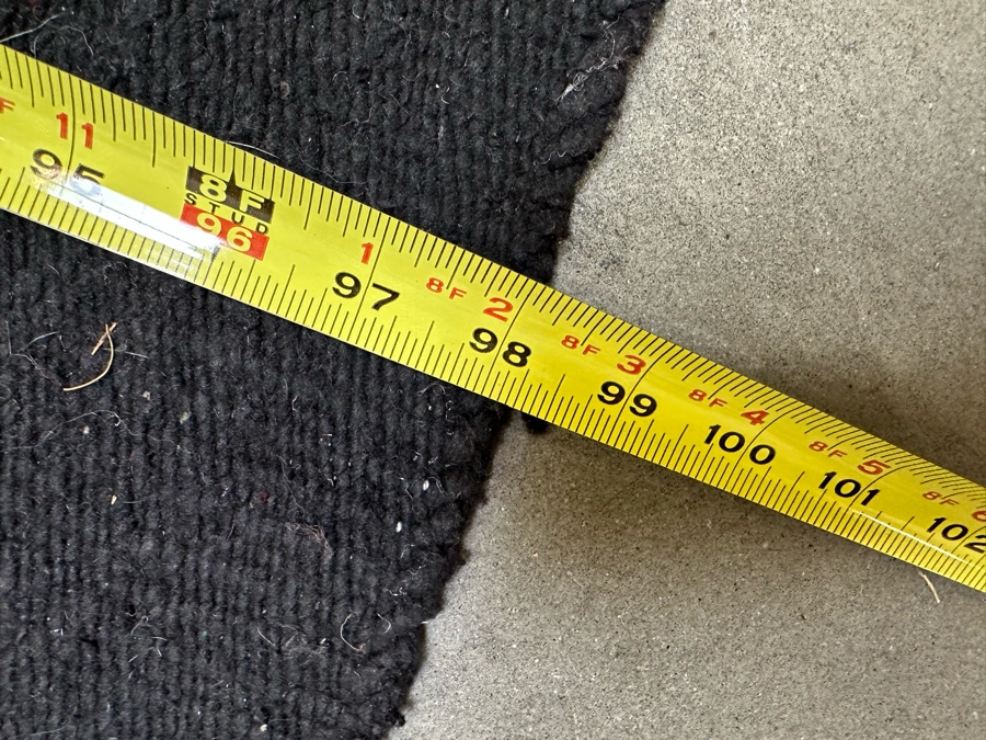 Vintage Navajo Style Yei Wool Blanket 8'2' X 4'7' [Photo 9]