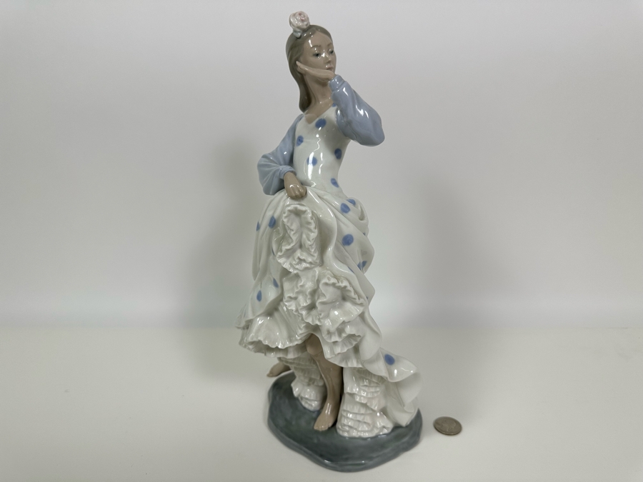 Nao by Lladro Porcelain Figurine of Flamenco Dancer 14H [Photo 5]