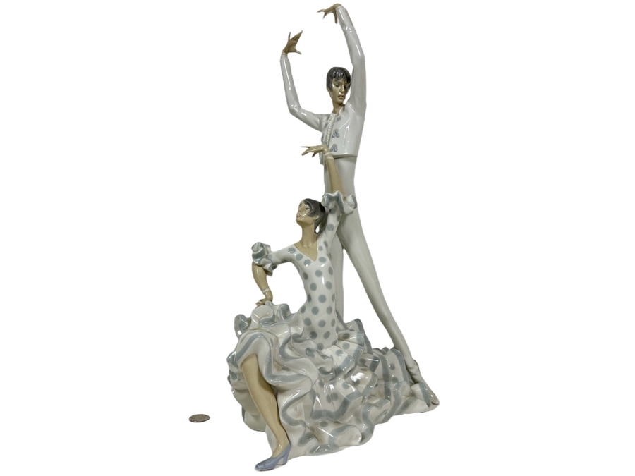 Lladro 'Flamenco Dancers' Porcelain Figurine 20H