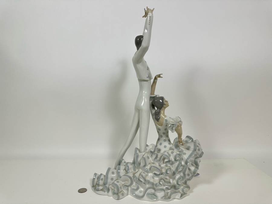 Lladro 'Flamenco Dancers' Porcelain Figurine 20H [Photo 14]