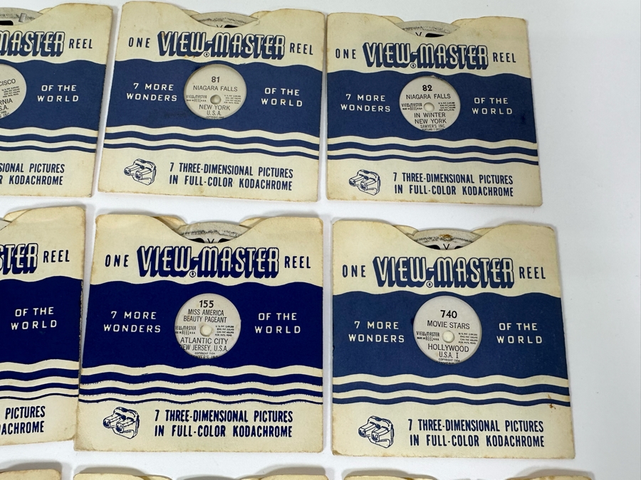 Vintage View-Master With Reels Of Water Skiing, San Francisco, Miss America Beauty Pageant, Movie Stars, Italy And More [Photo 9]
