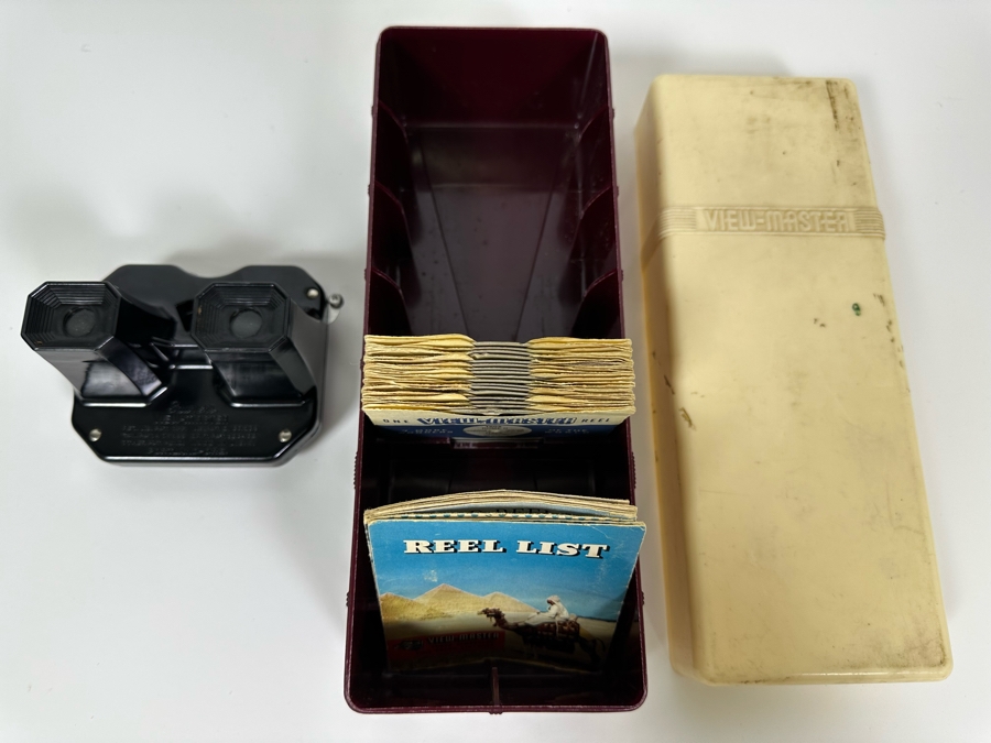 Vintage View-Master With Reels Of Water Skiing, San Francisco, Miss America Beauty Pageant, Movie Stars, Italy And More [Photo 2]