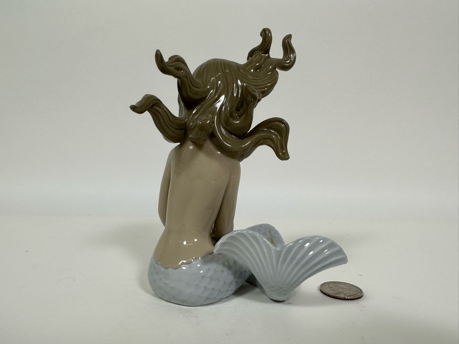 Lladro 'Mirage Mermaid' Porcelain Figurine with Box 6H [Photo 13]