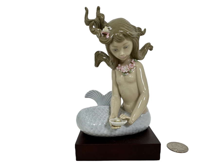 Lladro 'Mirage Mermaid' Porcelain Figurine with Box 6H [Photo 1]