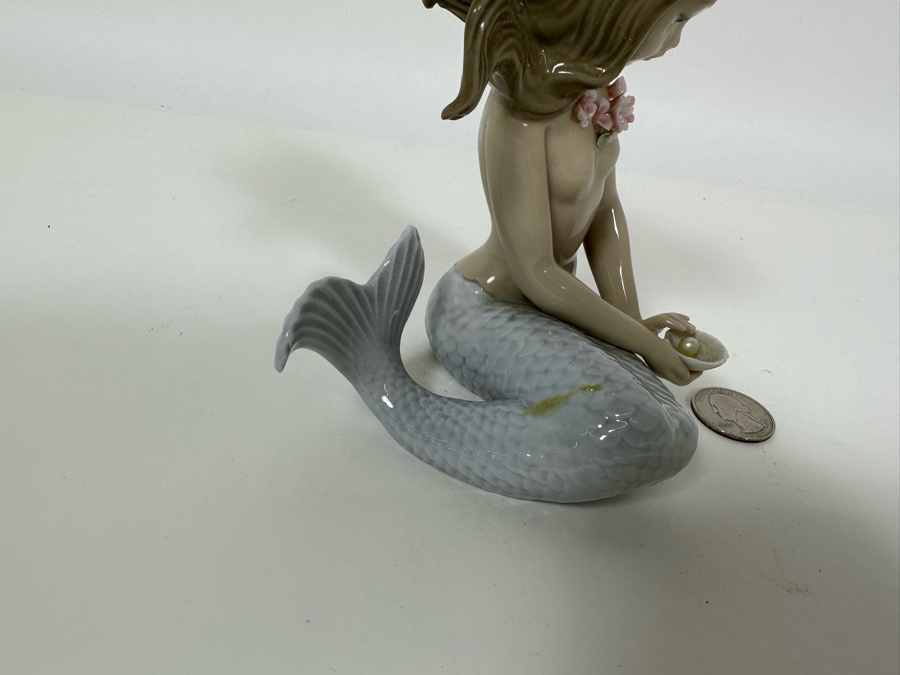 Lladro 'Mirage Mermaid' Porcelain Figurine with Box 6H [Photo 12]
