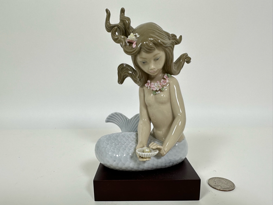 Lladro 'Mirage Mermaid' Porcelain Figurine with Box 6H [Photo 3]