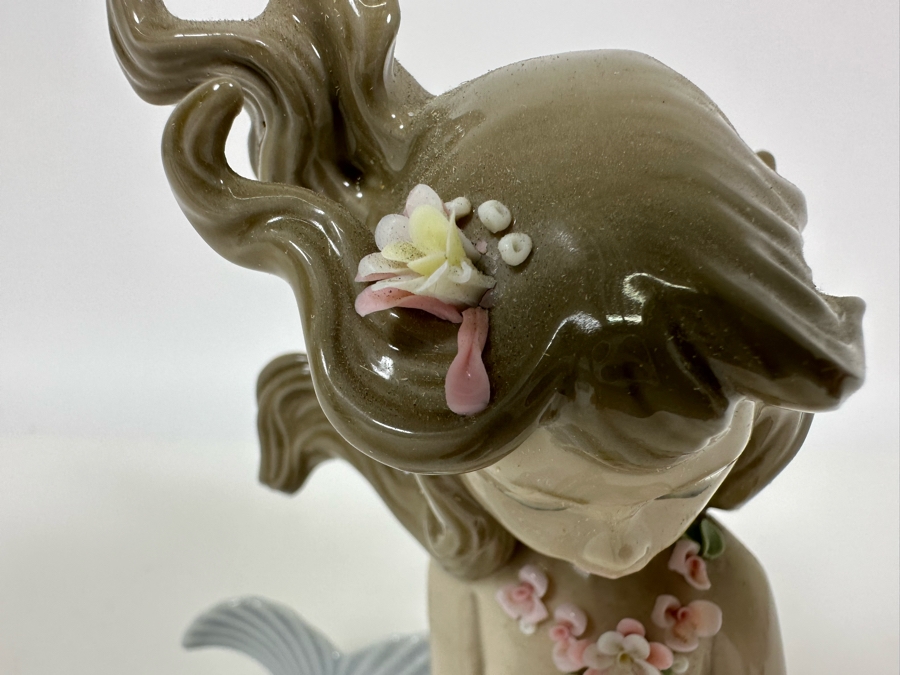 Lladro 'Mirage Mermaid' Porcelain Figurine with Box 6H [Photo 7]