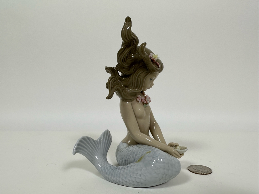 Lladro 'Mirage Mermaid' Porcelain Figurine with Box 6H [Photo 11]