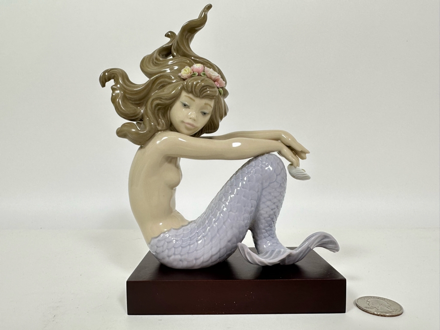 Lladro 'Illusion Mermaid' Porcelain Figurine with Box 6.5H [Photo 2]