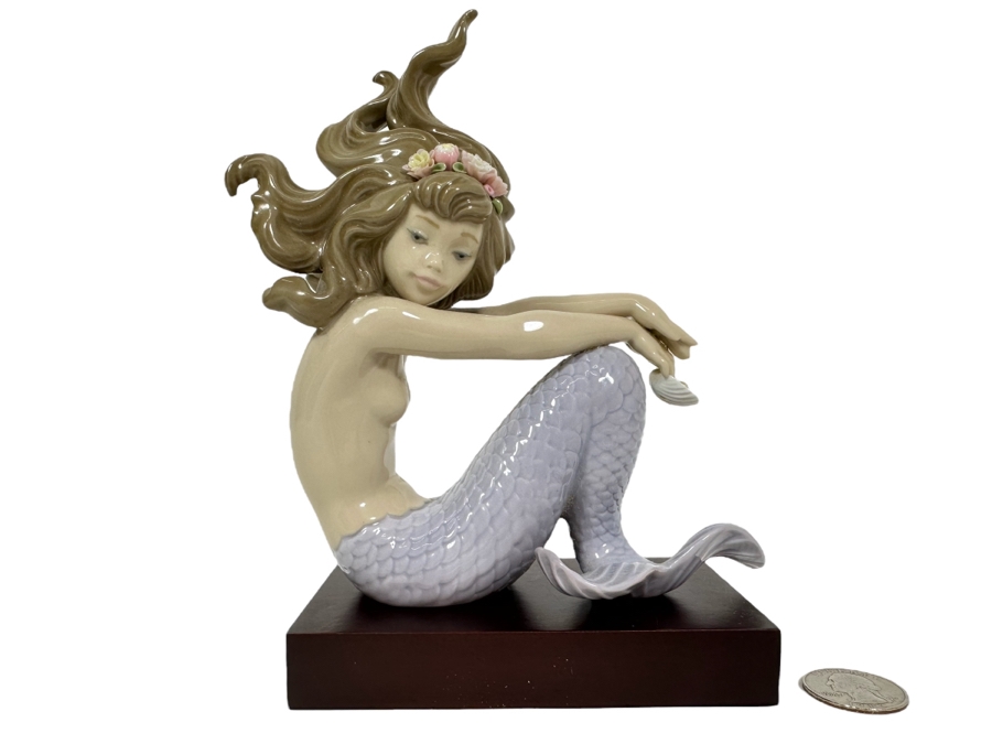 Lladro 'Illusion Mermaid' Porcelain Figurine with Box 6.5H [Photo 1]