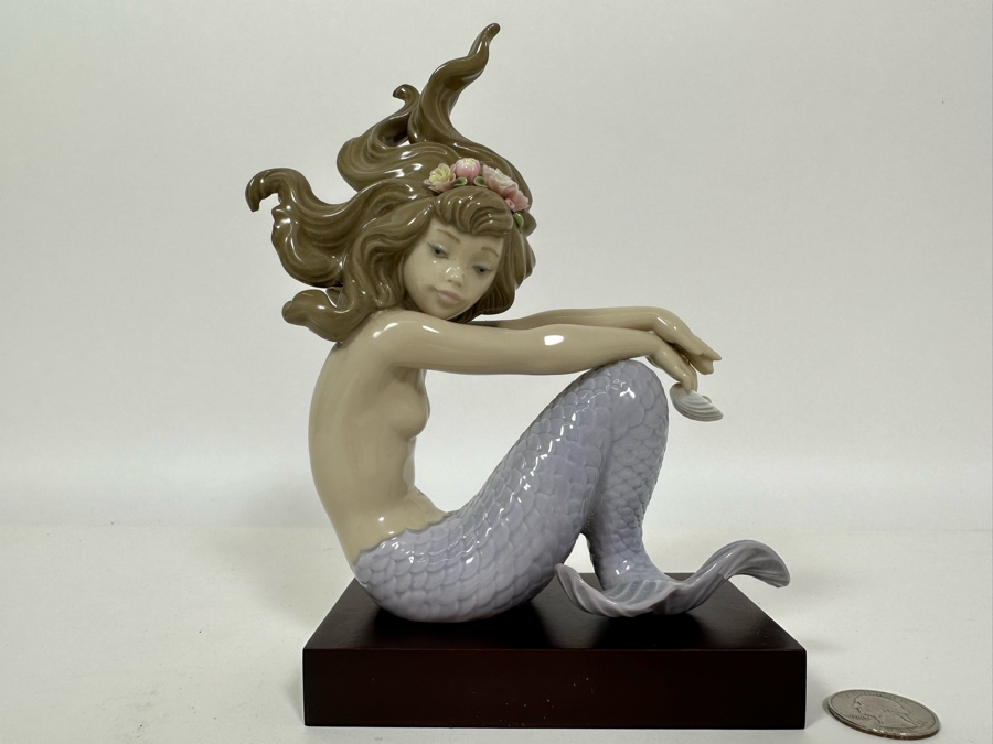 Lladro 'Illusion Mermaid' Porcelain Figurine with Box 6.5H [Photo 3]