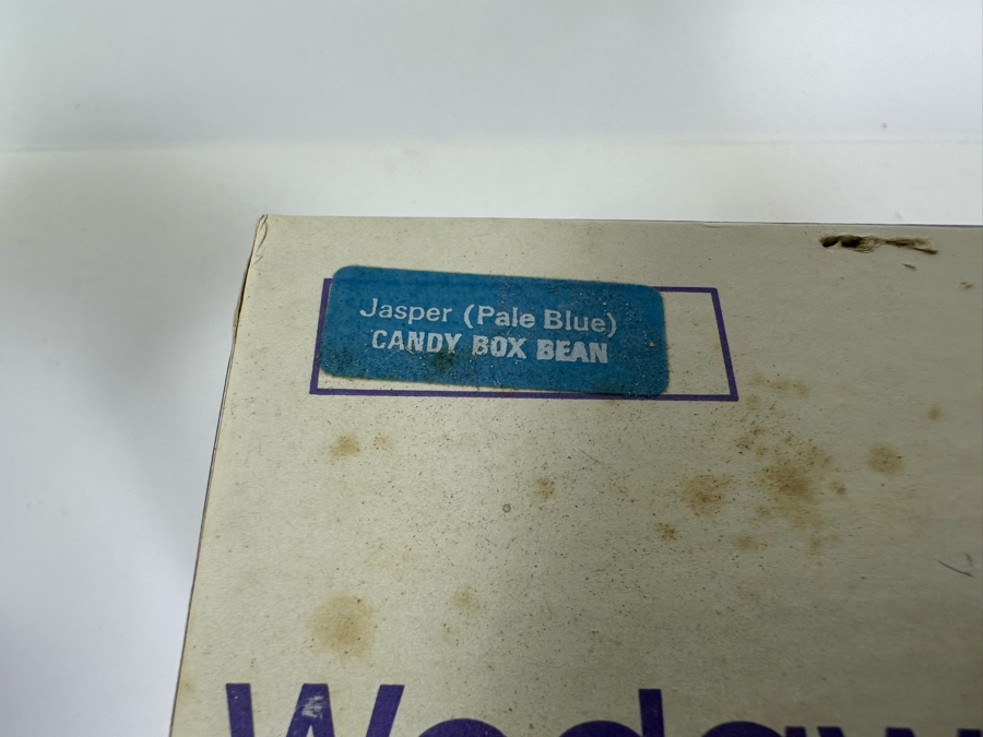 Lot of Vintage Wedgwood Jasperware Pale Blue Boxes including Oblong Candy Box, Mini Heart Box, Candy Box Bean, Candy Box Pentefoil From 2.75W to 4W [Photo 11]