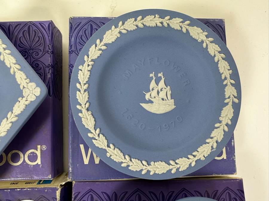 Lot of 15 Vintage Wedgwood Jasper and Jasperware Dishes. 4.5 - 5W [Photo 5]