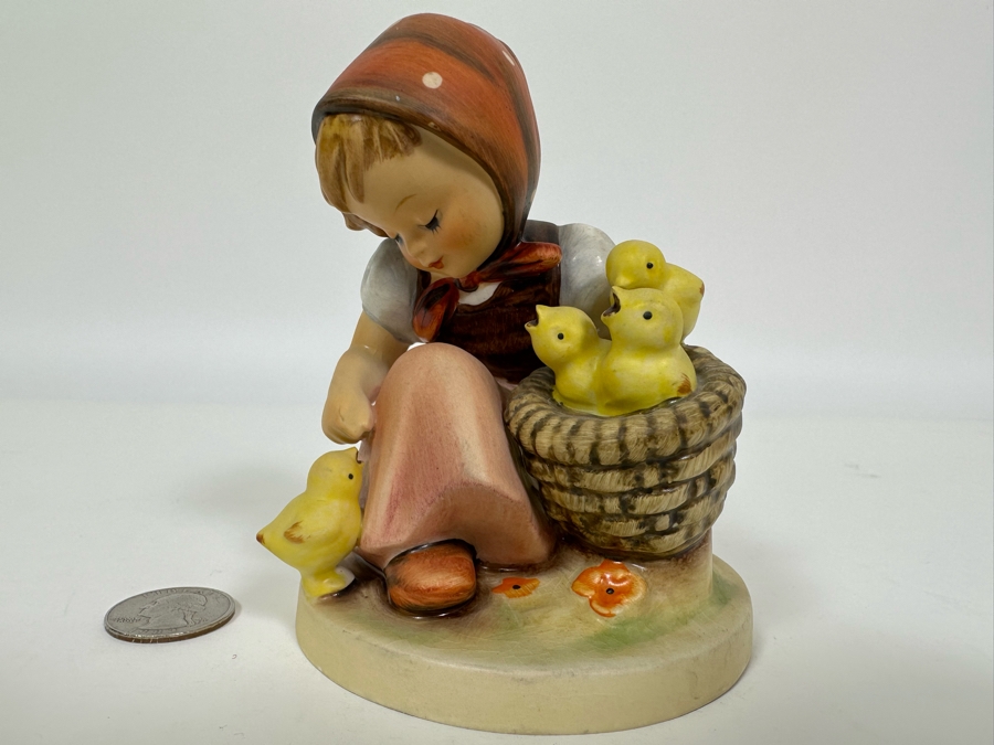 Vintage German Hummel 'Chick Girl' Figurine 4.5H	 [Photo 3]