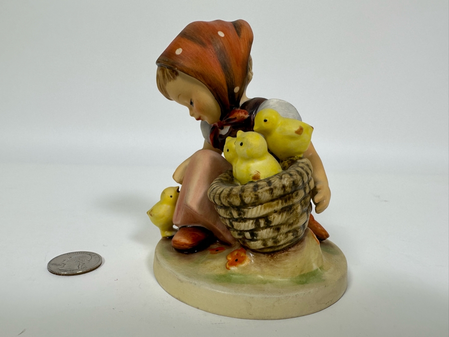 Vintage German Hummel 'Chick Girl' Figurine 4.5H	 [Photo 8]