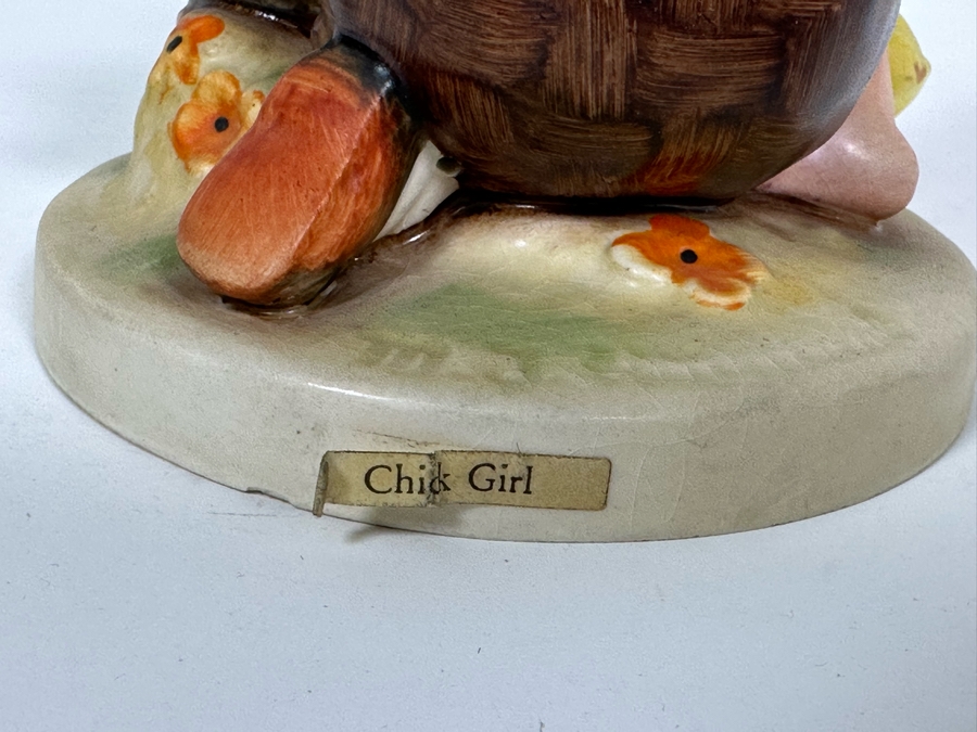 Vintage German Hummel 'Chick Girl' Figurine 4.5H	 [Photo 6]