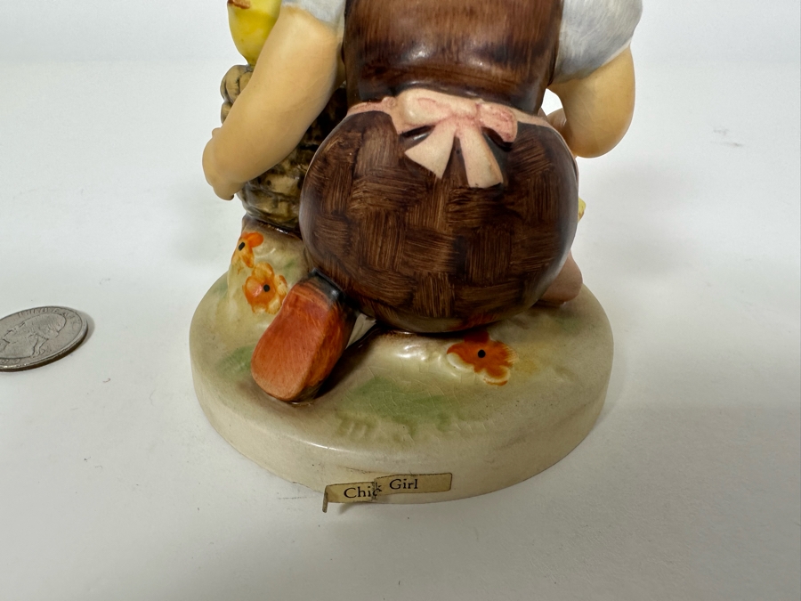 Vintage German Hummel 'Chick Girl' Figurine 4.5H	 [Photo 7]