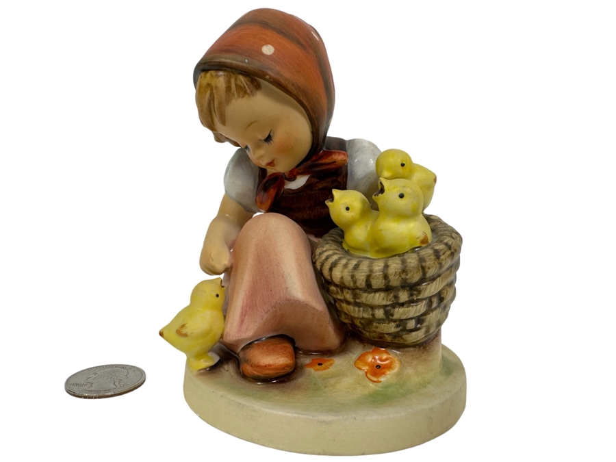 Vintage German Hummel 'Chick Girl' Figurine 4.5H	