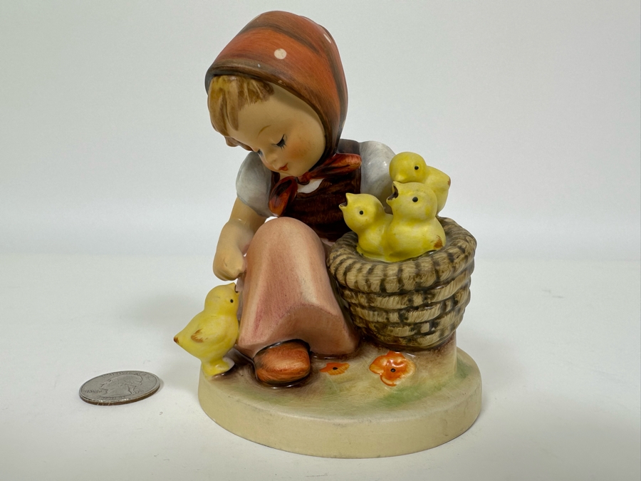 Vintage German Hummel 'Chick Girl' Figurine 4.5H	 [Photo 2]