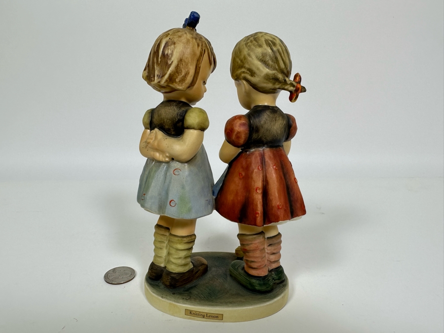 Vintage German Hummel 'Knitting Lesson' Figurine 7.5H		 [Photo 5]