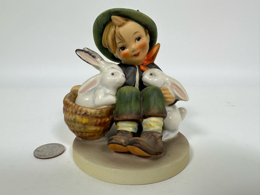 Vintage German Hummel 'Playmates' Figurine 4.5H		 [Photo 3]