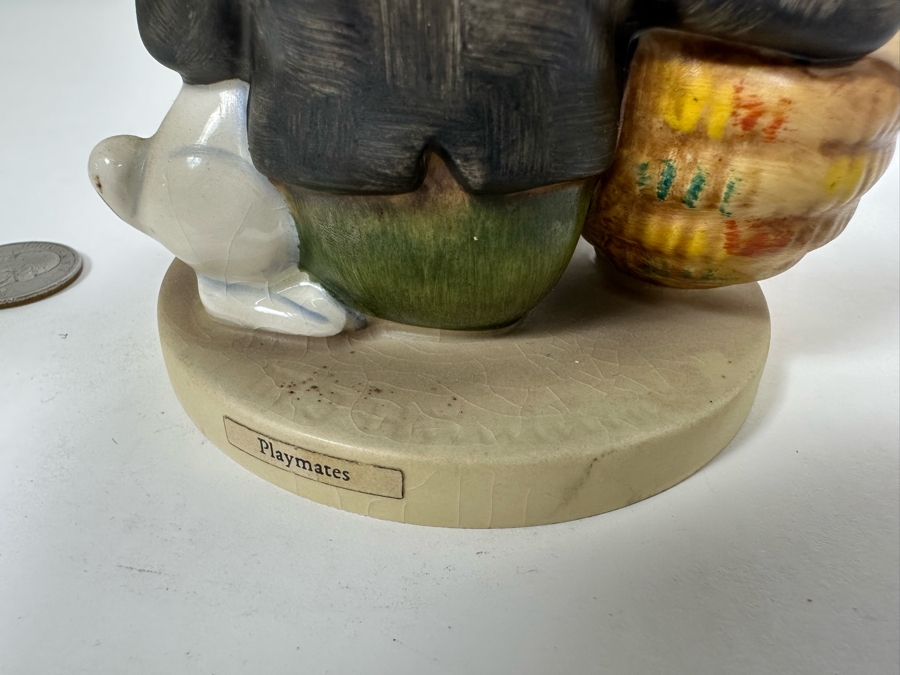 Vintage German Hummel 'Playmates' Figurine 4.5H		 [Photo 7]