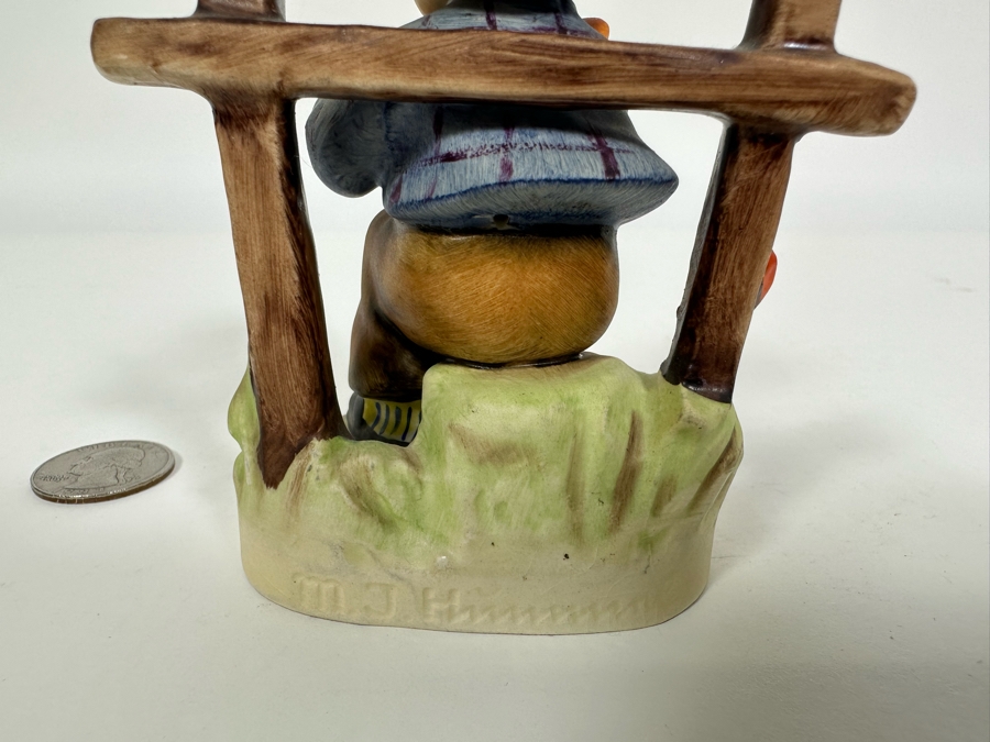 Vintage German Hummel 'She Loves Me, She Loves Me Not' Figurine 4.25H		 [Photo 6]
