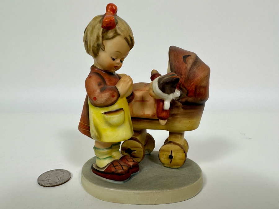 Vintage German Hummel 'Doll Mother' Figurine 4.5H		 [Photo 3]