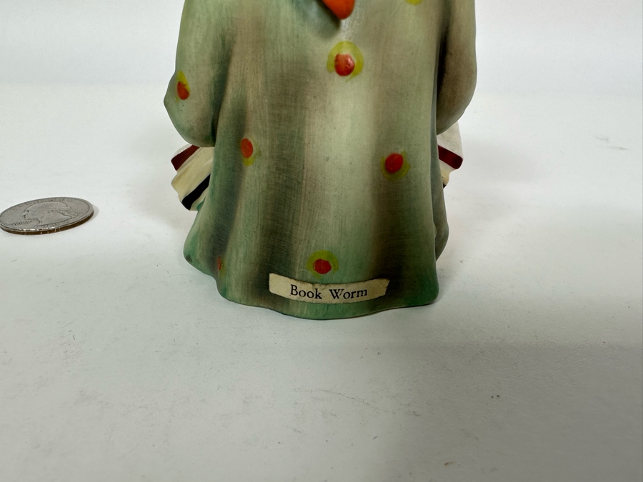 Vintage German Hummel 'Book Worm' Figurine 4.25H		 [Photo 7]