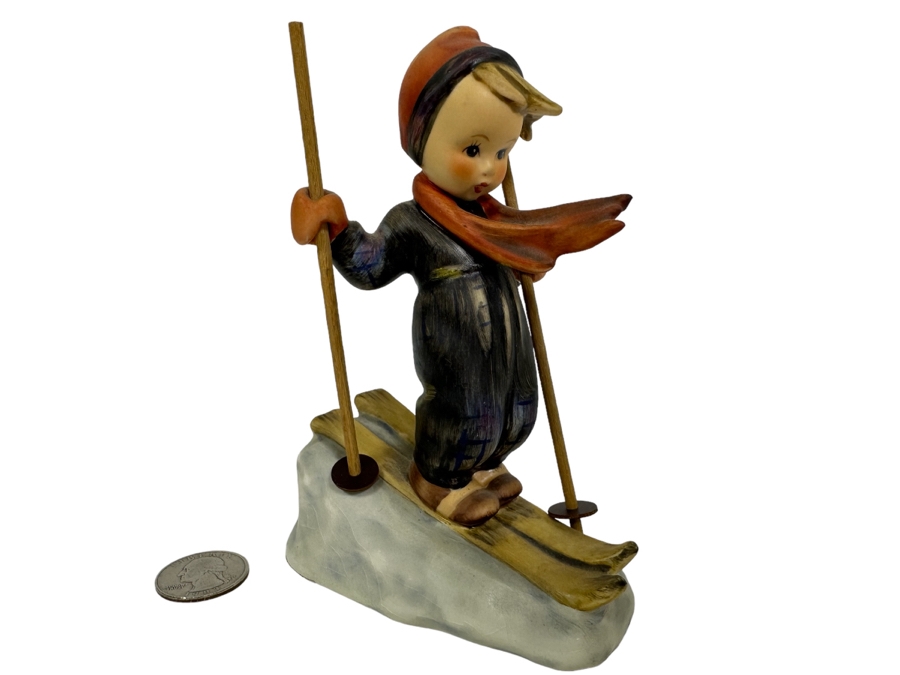 Vintage German Hummel 'Skier' Figurine 5H		