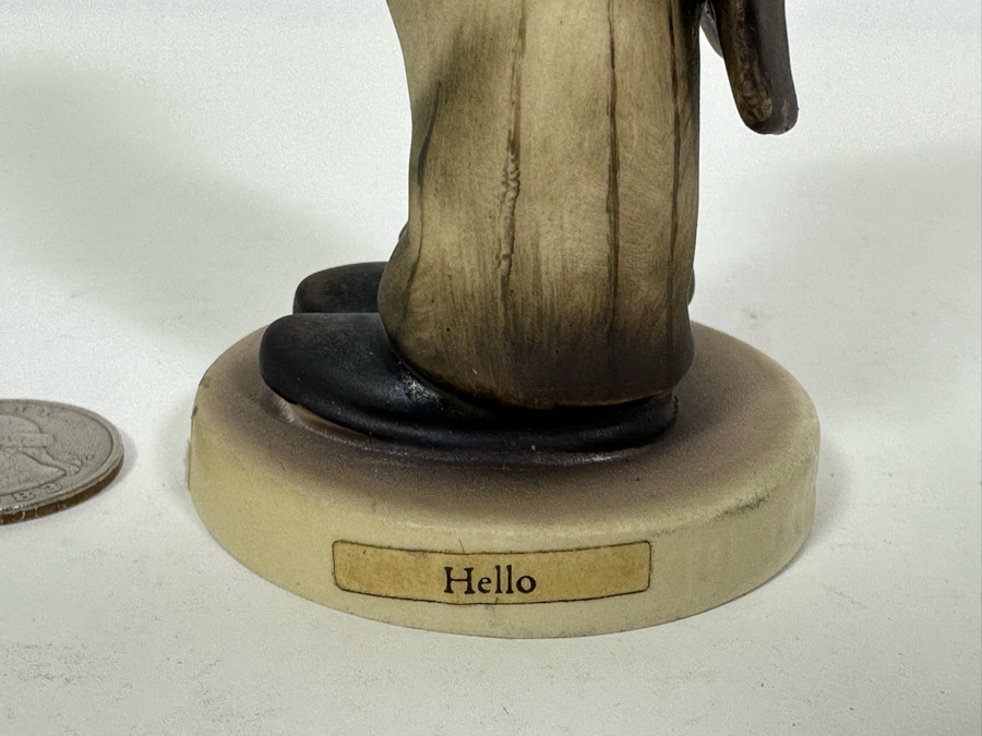 Vintage German Hummel 'Hello' Figurine 5.5H		 [Photo 6]