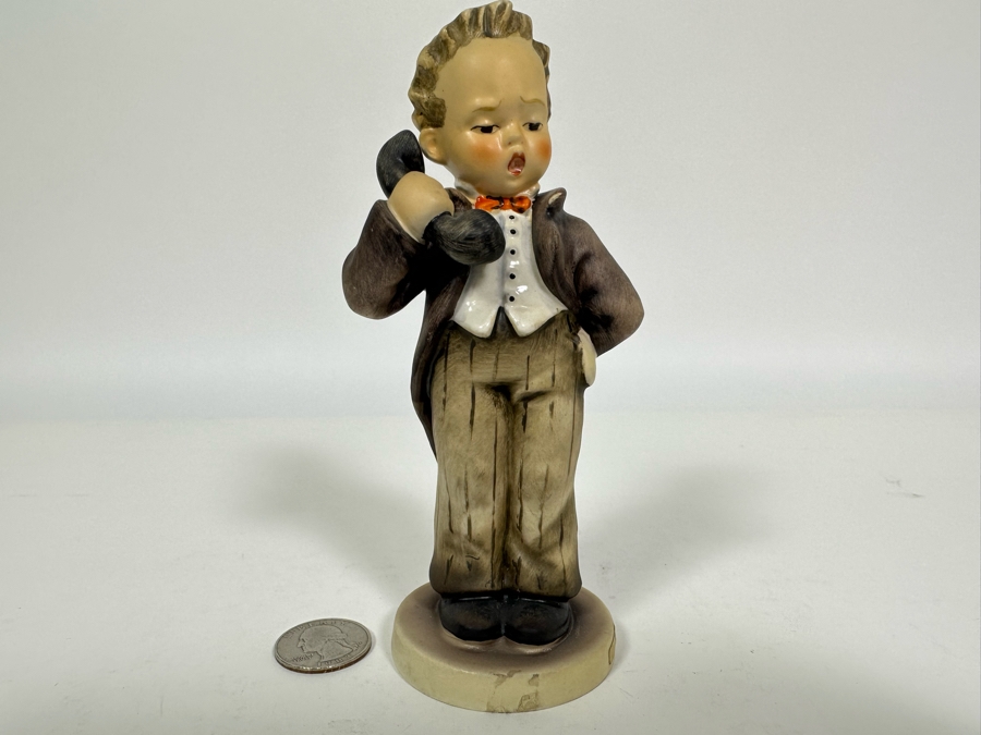Vintage German Hummel 'Hello' Figurine 5.5H		 [Photo 2]
