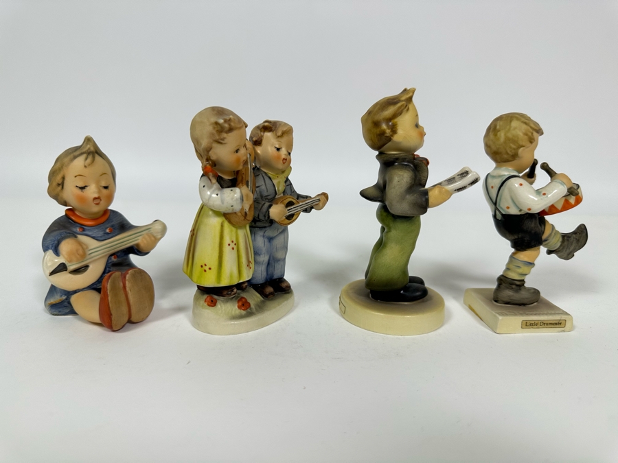 Lot of Vintage German Hummels including 'Joyful', 'Happy Days', 'Soloist' and 'Little Drummer' Figurines 4 - 4.7.5H		 [Photo 7]