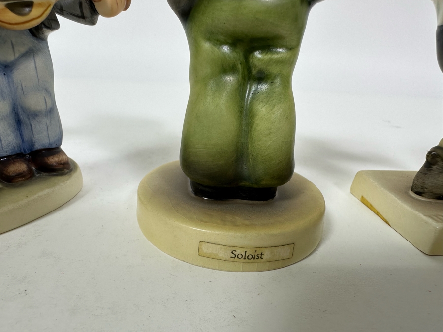 Lot of Vintage German Hummels including 'Joyful', 'Happy Days', 'Soloist' and 'Little Drummer' Figurines 4 - 4.7.5H		 [Photo 9]