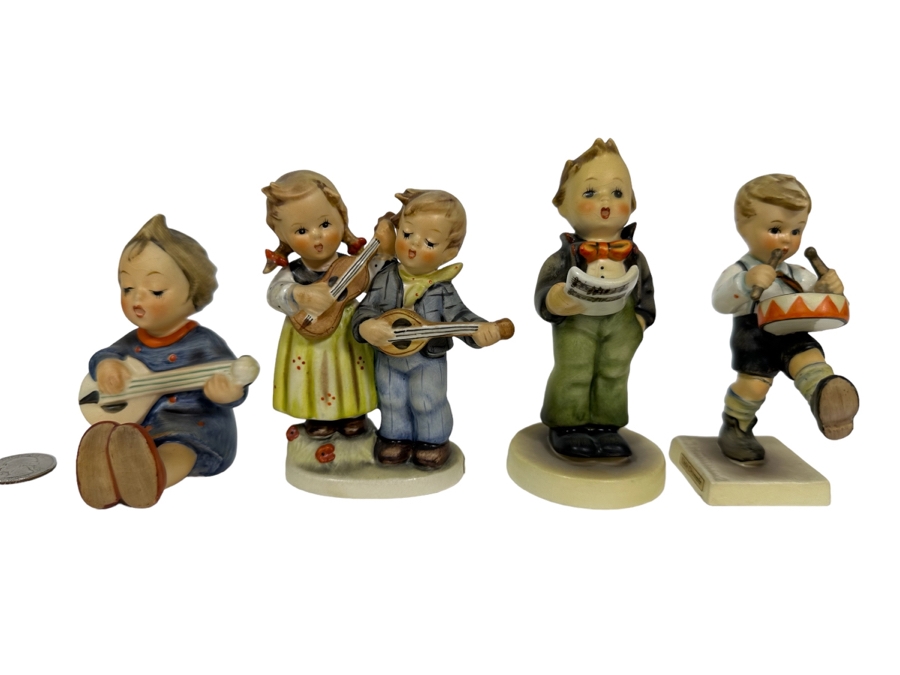 Lot of Vintage German Hummels including 'Joyful', 'Happy Days', 'Soloist' and 'Little Drummer' Figurines 4 - 4.7.5H		