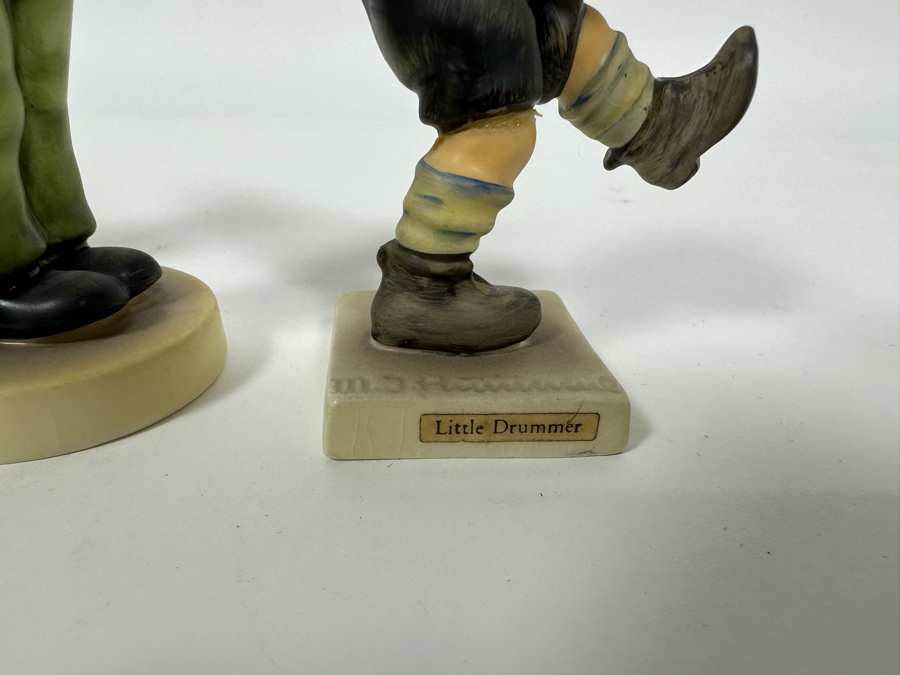 Lot of Vintage German Hummels including 'Joyful', 'Happy Days', 'Soloist' and 'Little Drummer' Figurines 4 - 4.7.5H		 [Photo 8]