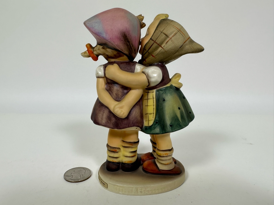 Vintage German Hummel 'Telling Her Secret' Figurine 5.25H		 [Photo 4]