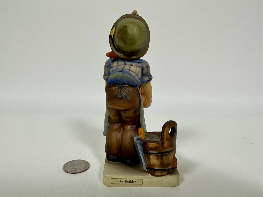 Vintage German Hummel 'The Builder' Figurine 5.5H		 [Photo 6]