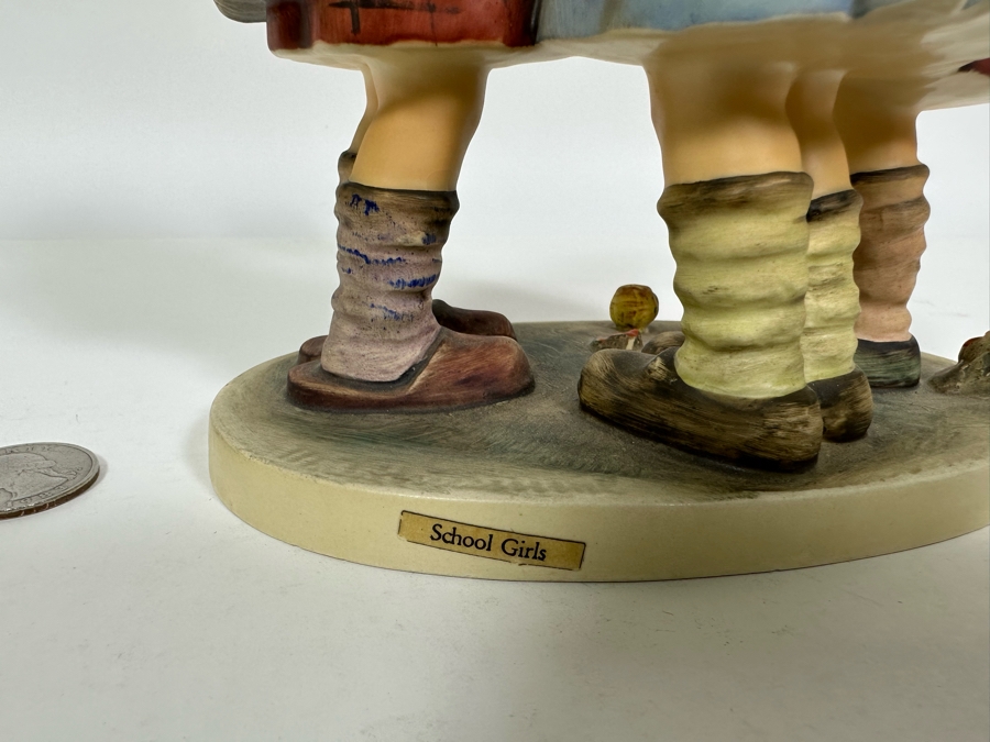 Vintage German Hummel 'School Girls' Figurine 7H		 [Photo 7]