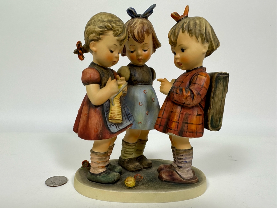 Vintage German Hummel 'School Girls' Figurine 7H		 [Photo 3]