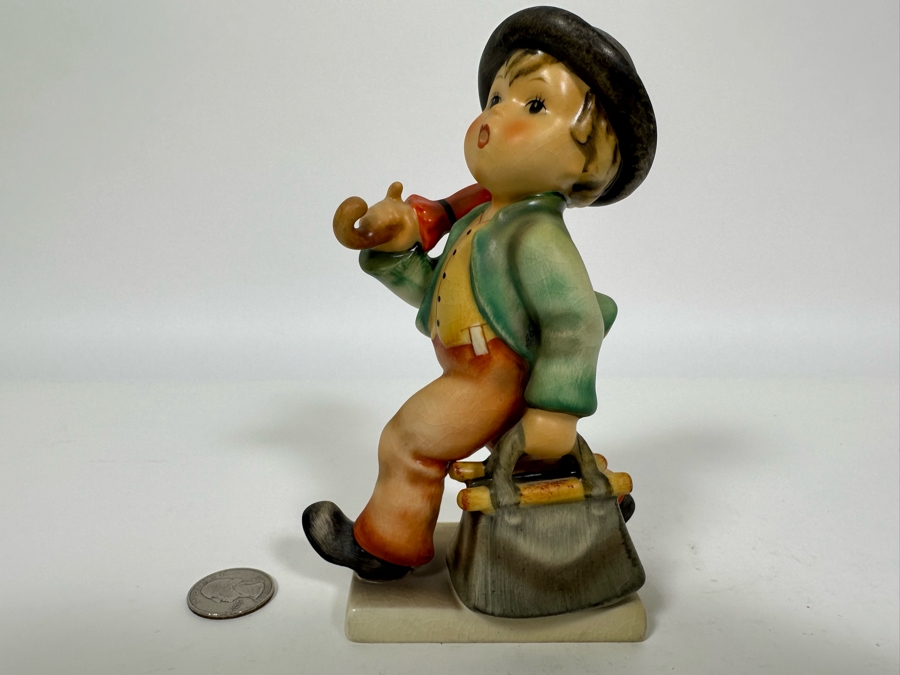 Vintage German Hummel 'Merry Wanderer' Figurine 5.75H		 [Photo 4]