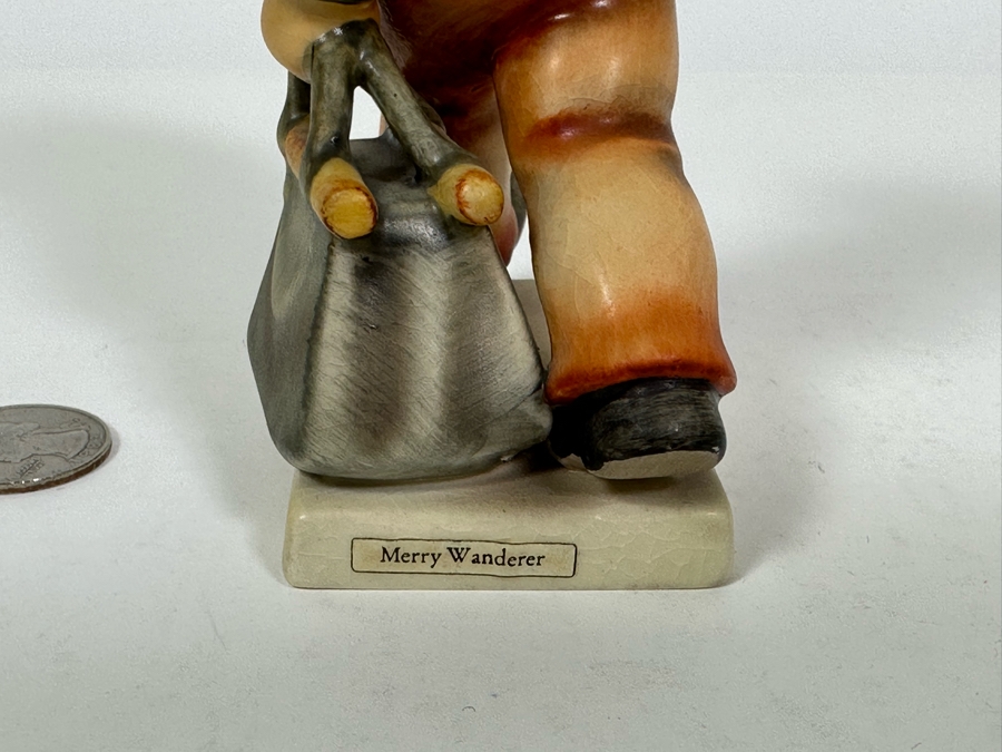 Vintage German Hummel 'Merry Wanderer' Figurine 5.75H		 [Photo 6]