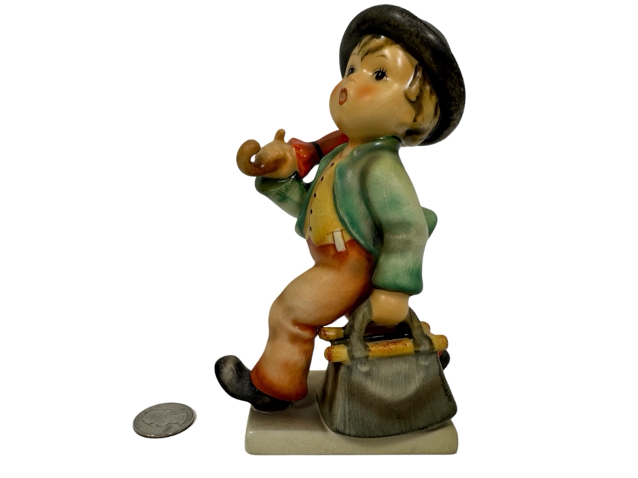 Vintage German Hummel 'Merry Wanderer' Figurine 5.75H		 [Photo 1]