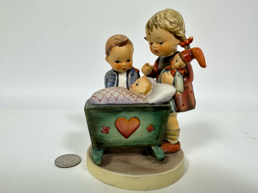 Vintage German Hummel 'Blessed Event' Figurine 5.25H		 [Photo 3]
