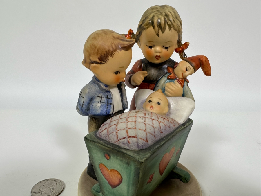 Vintage German Hummel 'Blessed Event' Figurine 5.25H		 [Photo 5]