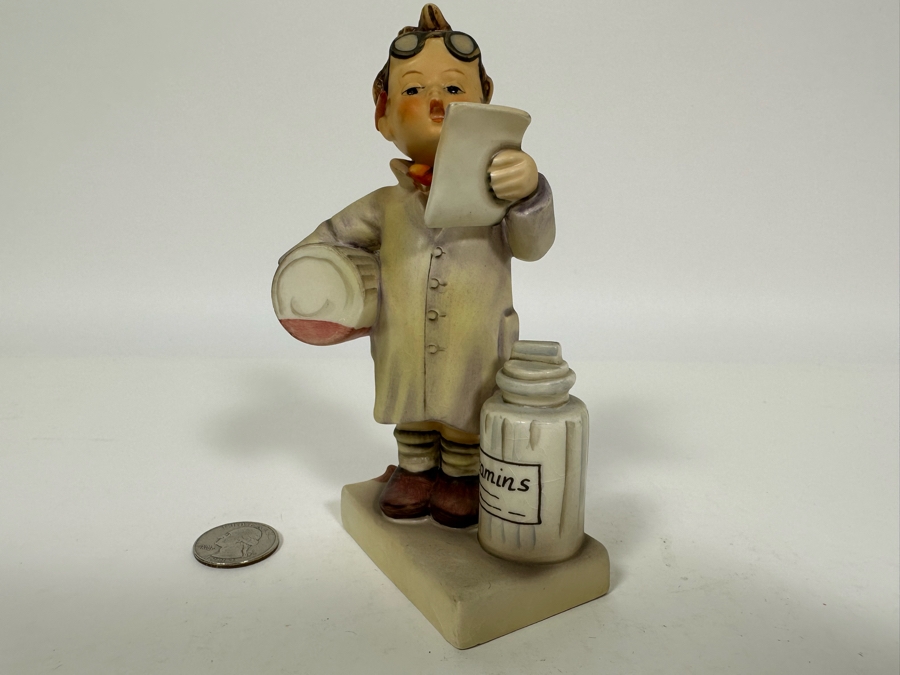 Vintage German Hummel 'Little Pharmacist' Figurine 5.5H		 [Photo 4]