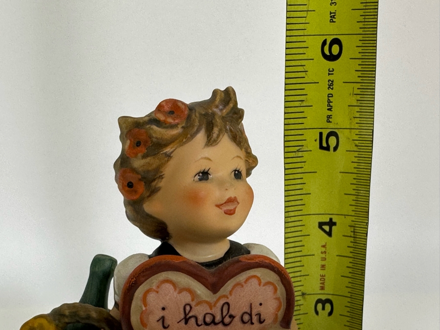 Vintage German Hummel 'I Love You Valentines Day' Special Edition No.1 Figurine 5.5H		 [Photo 8]