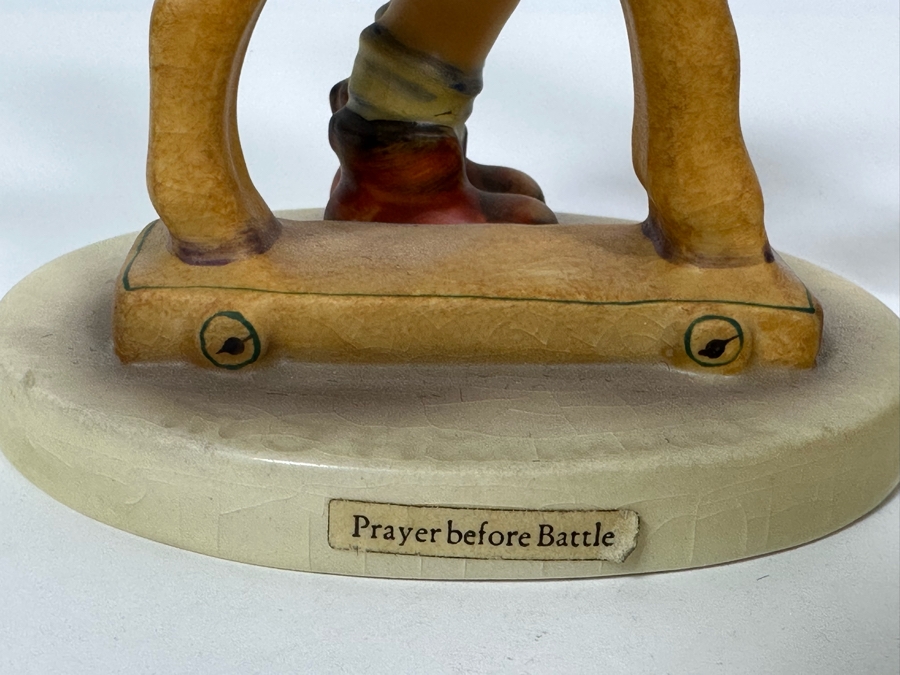 Lot of Vintage German Hummels including 'Prayer Before Battle' and 'Soldier Boy' Figurines 4.25 and  5.75H [Photo 7]